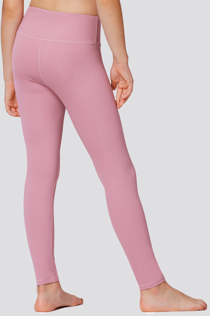 girls athletic pants pink back